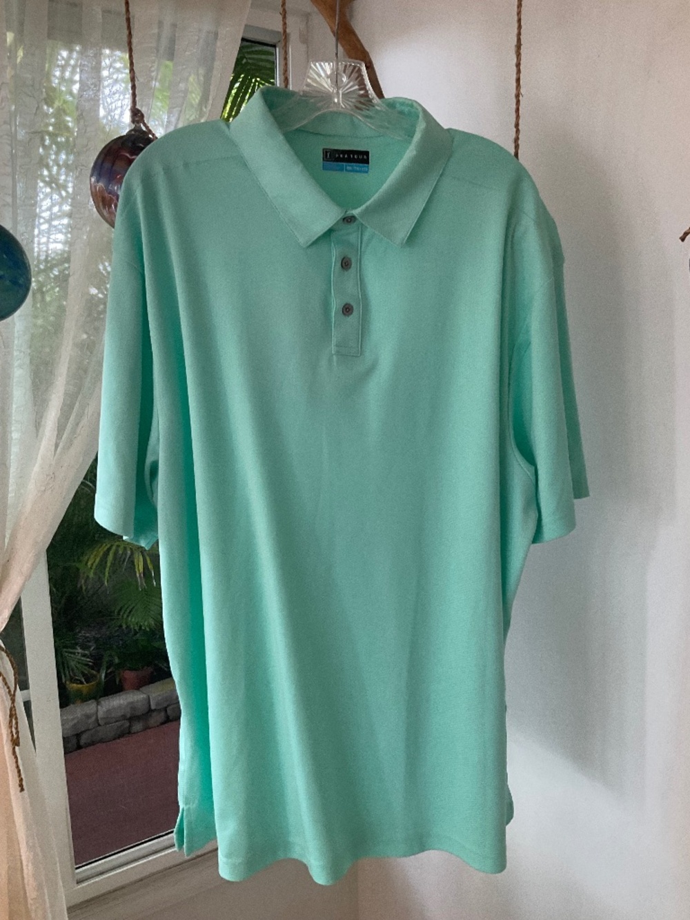 PGA Tour Men’s Green Polo Shirt Sz XXL